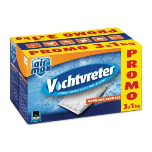Bison Vochtvreter navulling 3x1 kilo